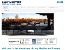 Tablet Screenshot of ladymartina.com